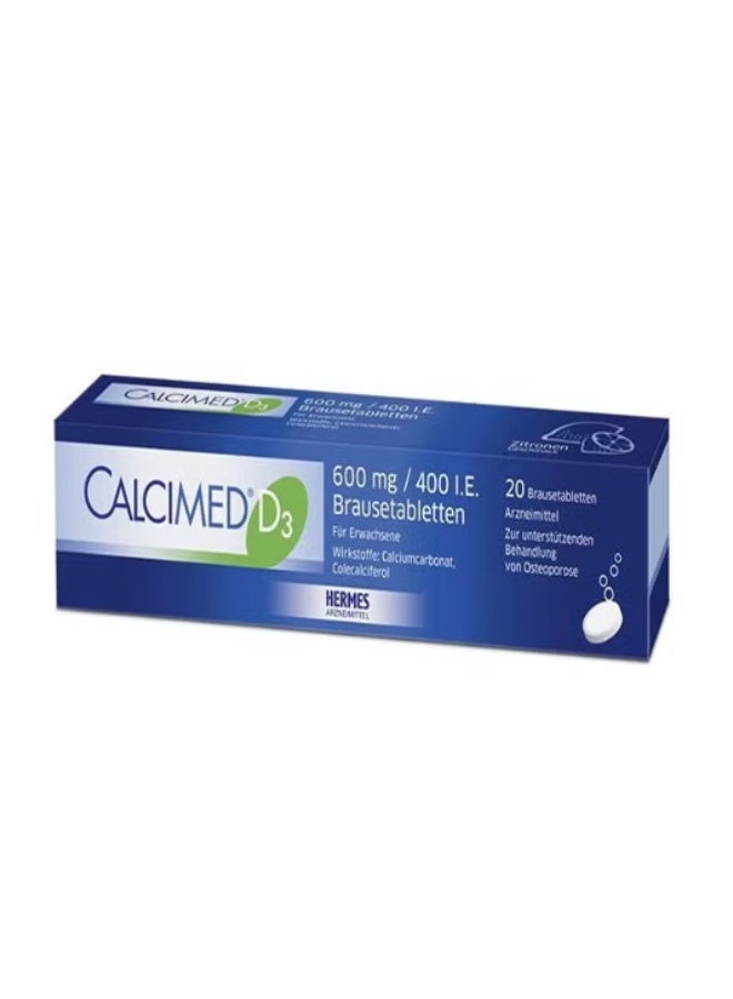 Calcimed D3 Forte Effervescent Tab 20s